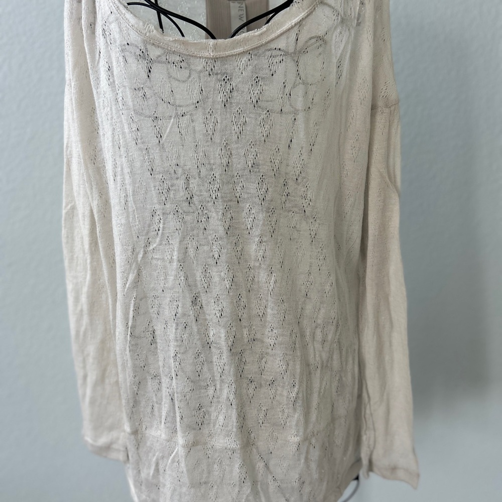 Elegant Cream Women's Top